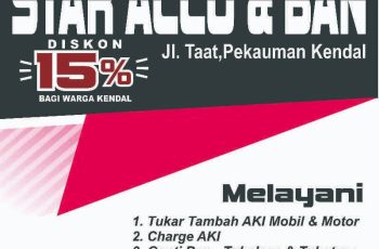STAR ACCU & BAN. Unit Produksi Program Keahlian TSM SMK NU 01 Kendal.